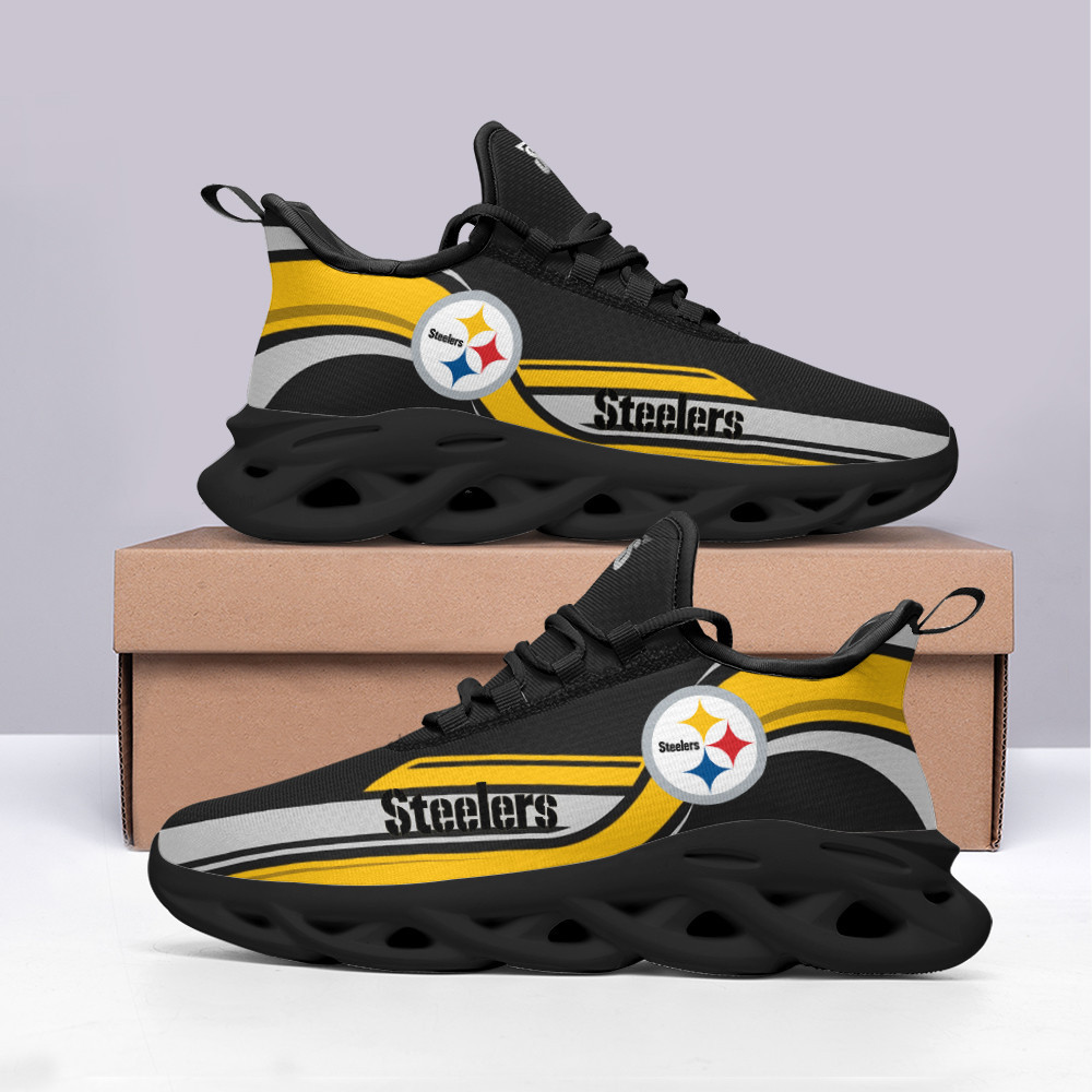 Pittsburgh Steelers NFL Max Soul Shoes Sneakers For Men And Women Calebmatthewhans