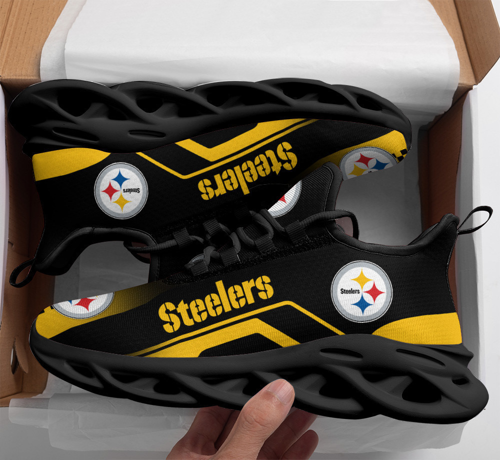 Pittsburgh Steelers NFL Max Soul Shoes Sneakers For Men And Women Calebmatthewhans