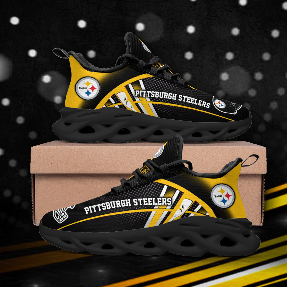 Pittsburgh Steelers NFL Max Soul Shoes Sneakers For Men And Women Calebmatthewhans