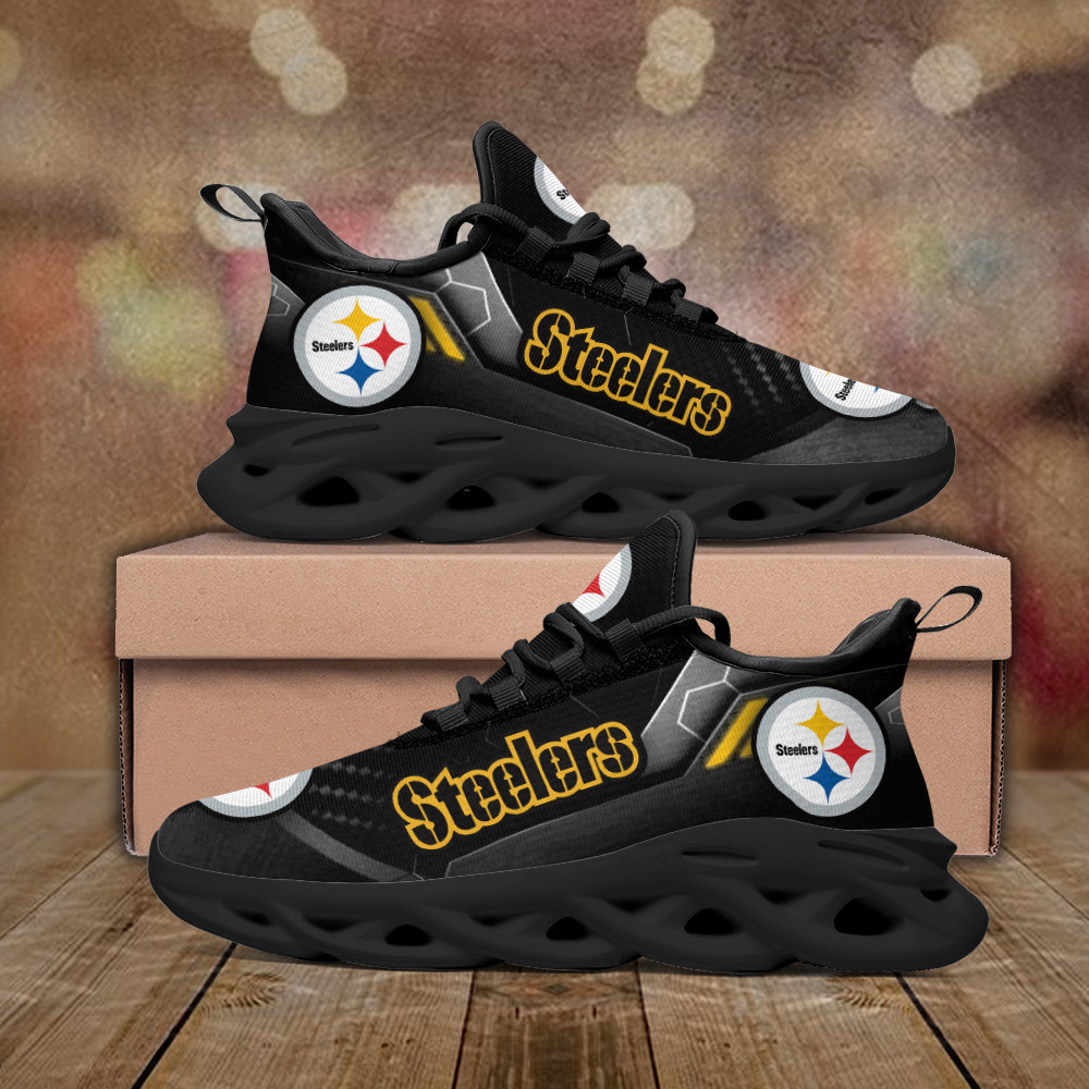 Pittsburgh Steelers NFL Max Soul Shoes Sneakers For Men And Women Calebmatthewhans