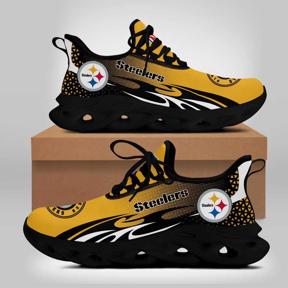 Pittsburgh Steelers NFL Max Soul Shoes Sneakers For Men And Women Calebmatthewhans