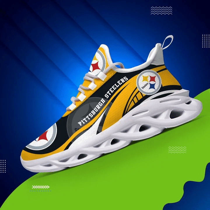 Pittsburgh Steelers NFL Max Soul Shoes Sneakers For Men And Women Calebmatthewhans
