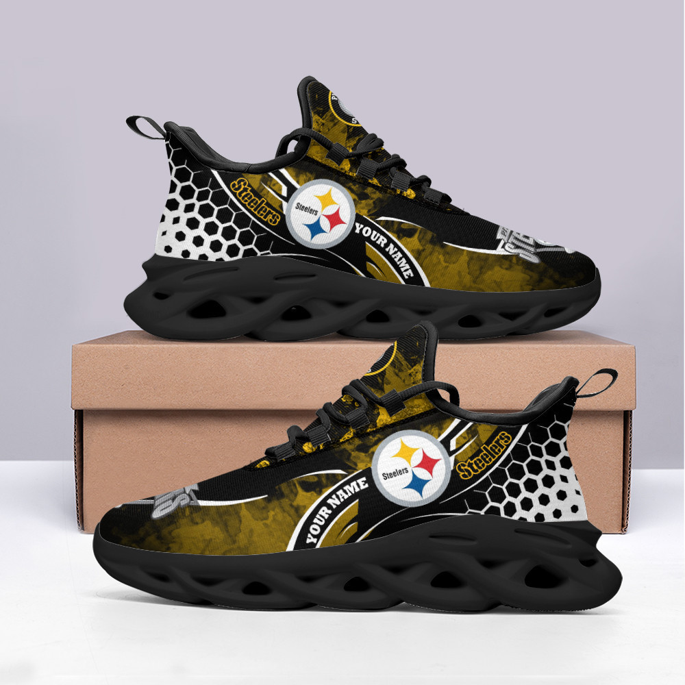 Pittsburgh Steelers NFL Max Soul Shoes Sneakers For Men And Women Calebmatthewhans