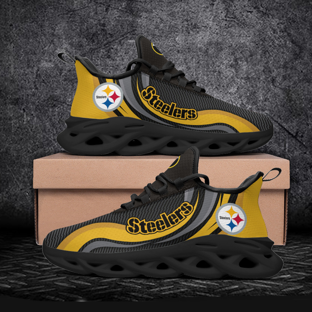 Pittsburgh Steelers NFL Max Soul Shoes Sneakers For Men And Women Calebmatthewhans