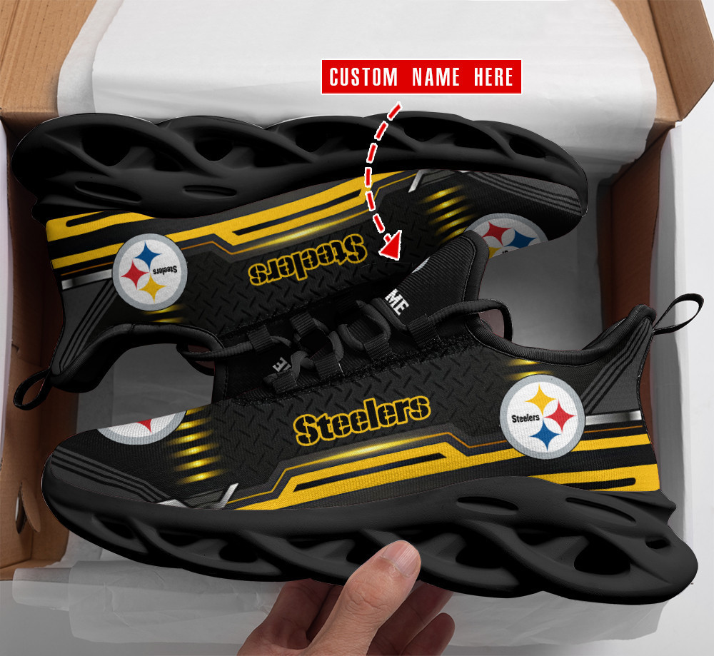 Pittsburgh Steelers NFL Max Soul Shoes Sneakers For Men And Women Calebmatthewhans