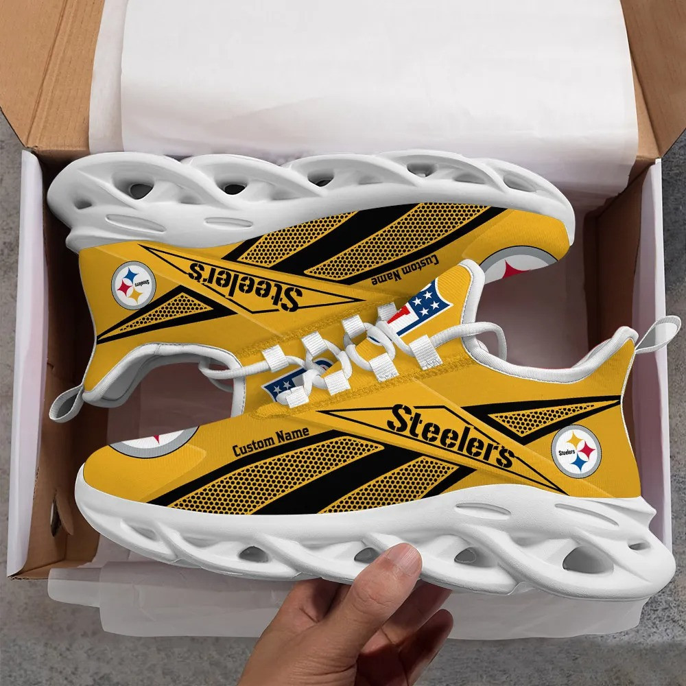 Pittsburgh Steelers NFL Max Soul Shoes Sneakers For Men And Women Calebmatthewhans