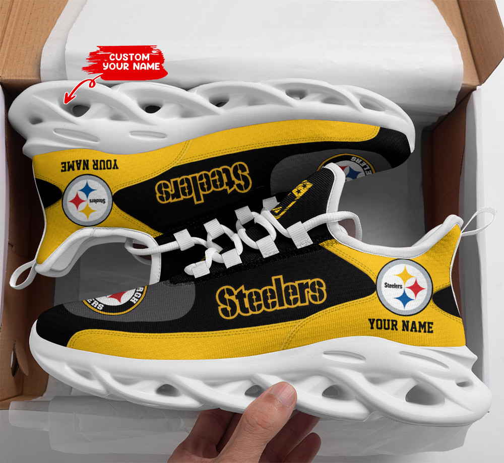 Pittsburgh Steelers NFL Max Soul Shoes Sneakers For Men And Women Calebmatthewhans