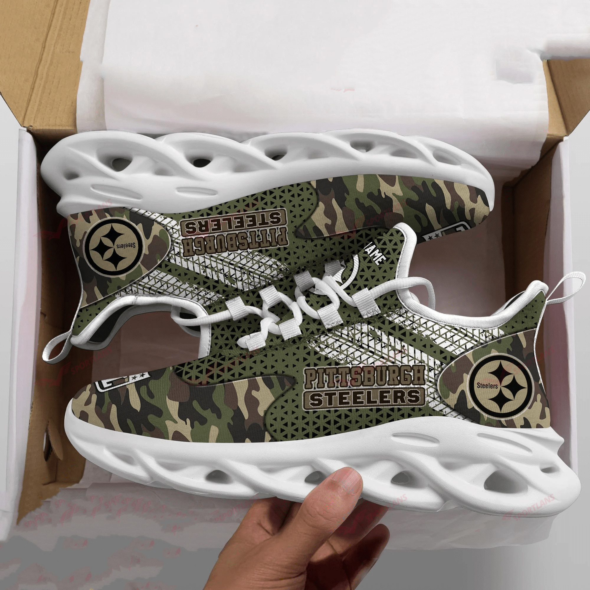 Pittsburgh Steelers NFL Max Soul Shoes Sneakers For Men And Women Calebmatthewhans