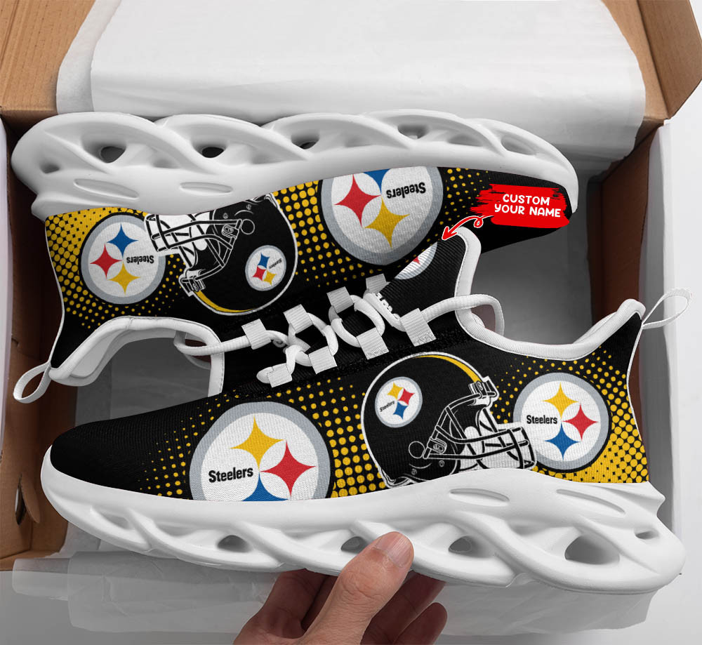 Pittsburgh Steelers NFL Max Soul Shoes Sneakers For Men And Women Calebmatthewhans
