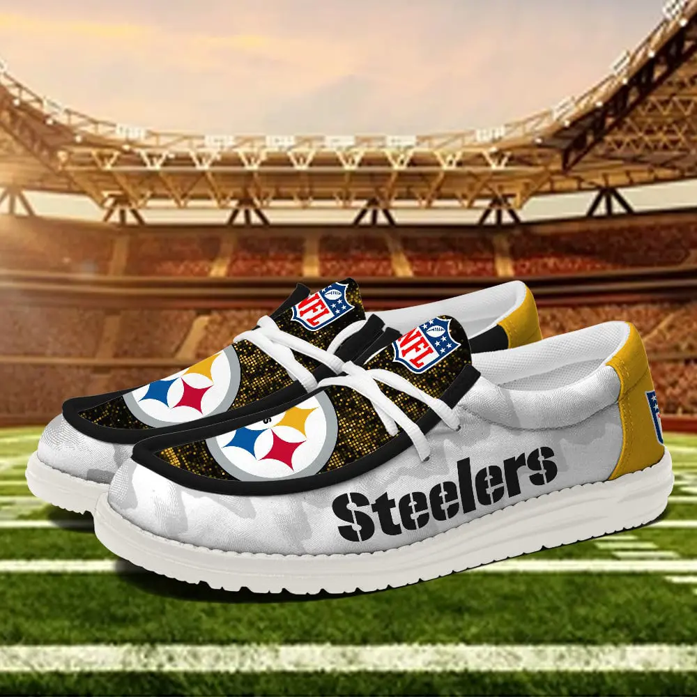 Pittsburgh Steelers Personalized Hey Dude Shoes For Men And Women Calebmatthewhans