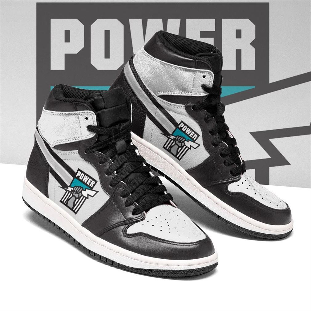 Port Adelaide AFL AJ1 High Sneakers Shoes For Men And Women Calebmatthewhans