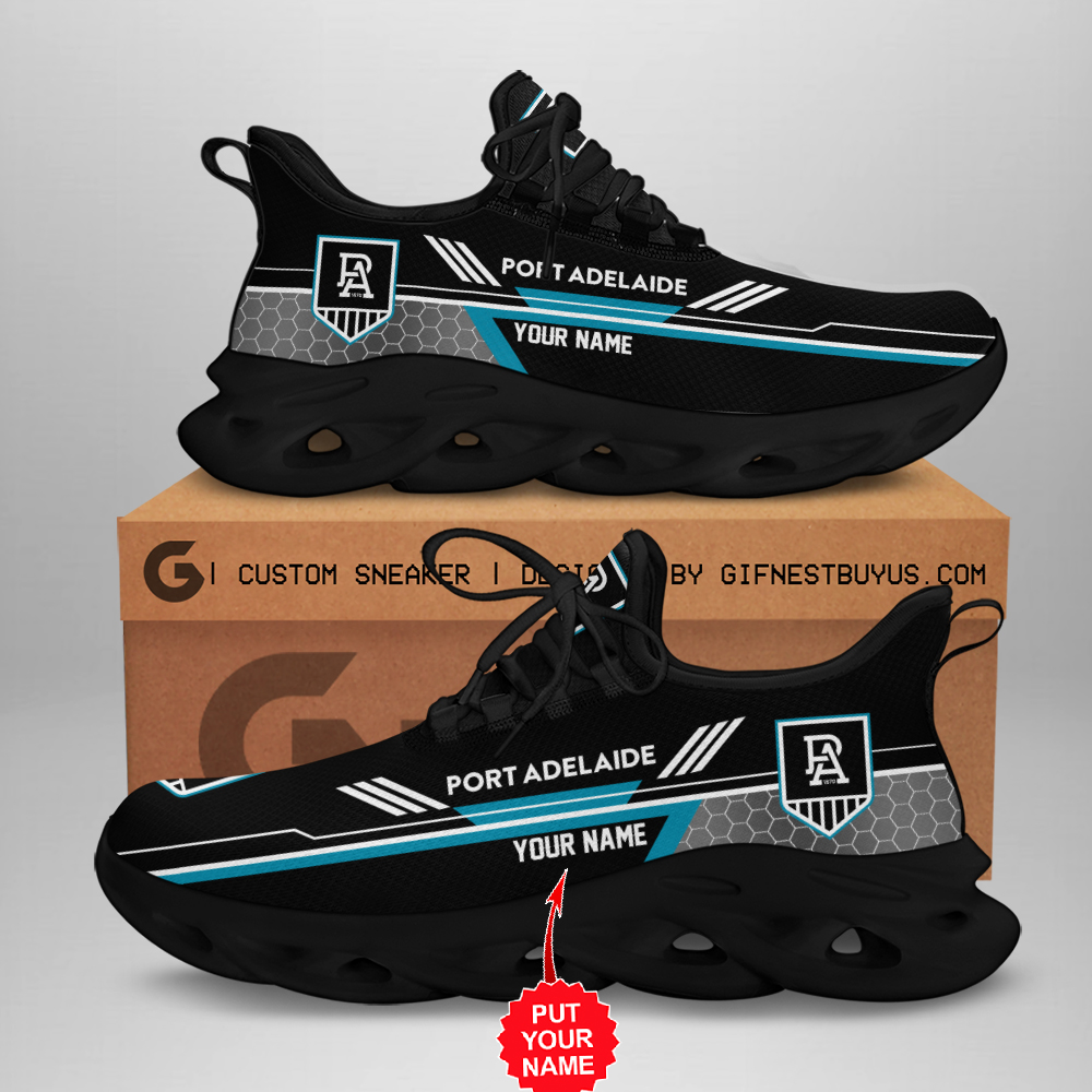 Port Adelaide Max Soul Shoes Sneakers For Men And Women Calebmatthewhans
