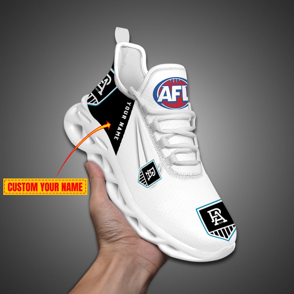 Port Adelaide Power Max Soul Shoes Sneakers For Men And Women Calebmatthewhans