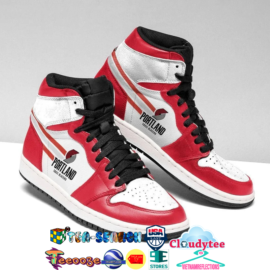 Portland Trail Blazers NBA AJ1 High Sneakers Shoes For Men And Women Calebmatthewhans