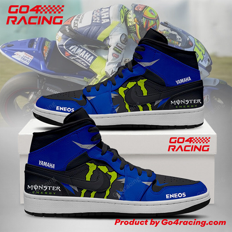 Pramac Racing Yamaha AJ1 High Sneakers Shoes For Men And Women Calebmatthewhans