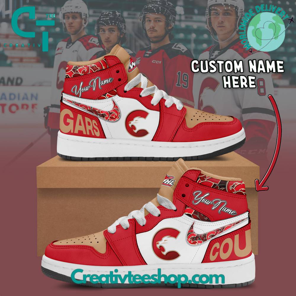Prince George Cougars AJ1 High Sneakers Shoes For Men And Women Calebmatthewhans