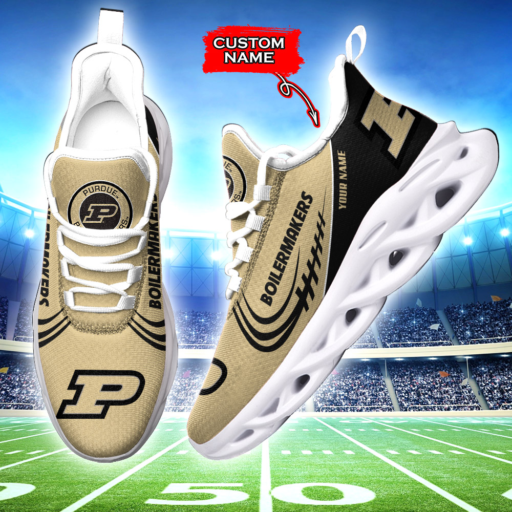 Purdue Boilermakers NCAA Max Soul Shoes Sneakers For Men And Women Calebmatthewhans
