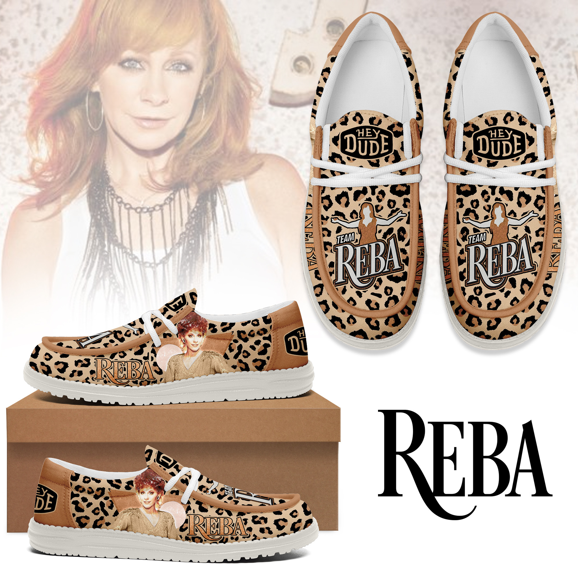 Reba McEntire – Custom Name Hey Dude Calebmatthewhans