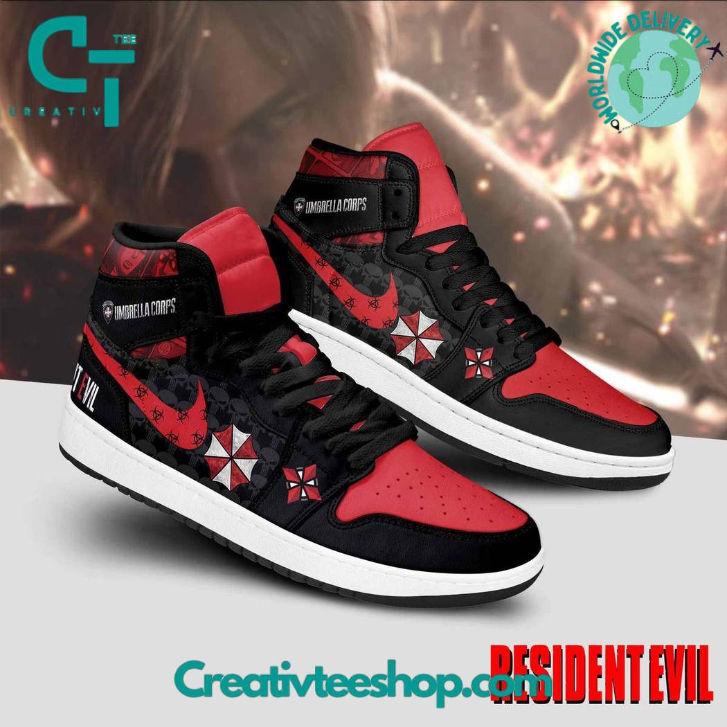 Resident Evil AJ1 High Sneakers Shoes For Men And Women Calebmatthewhans