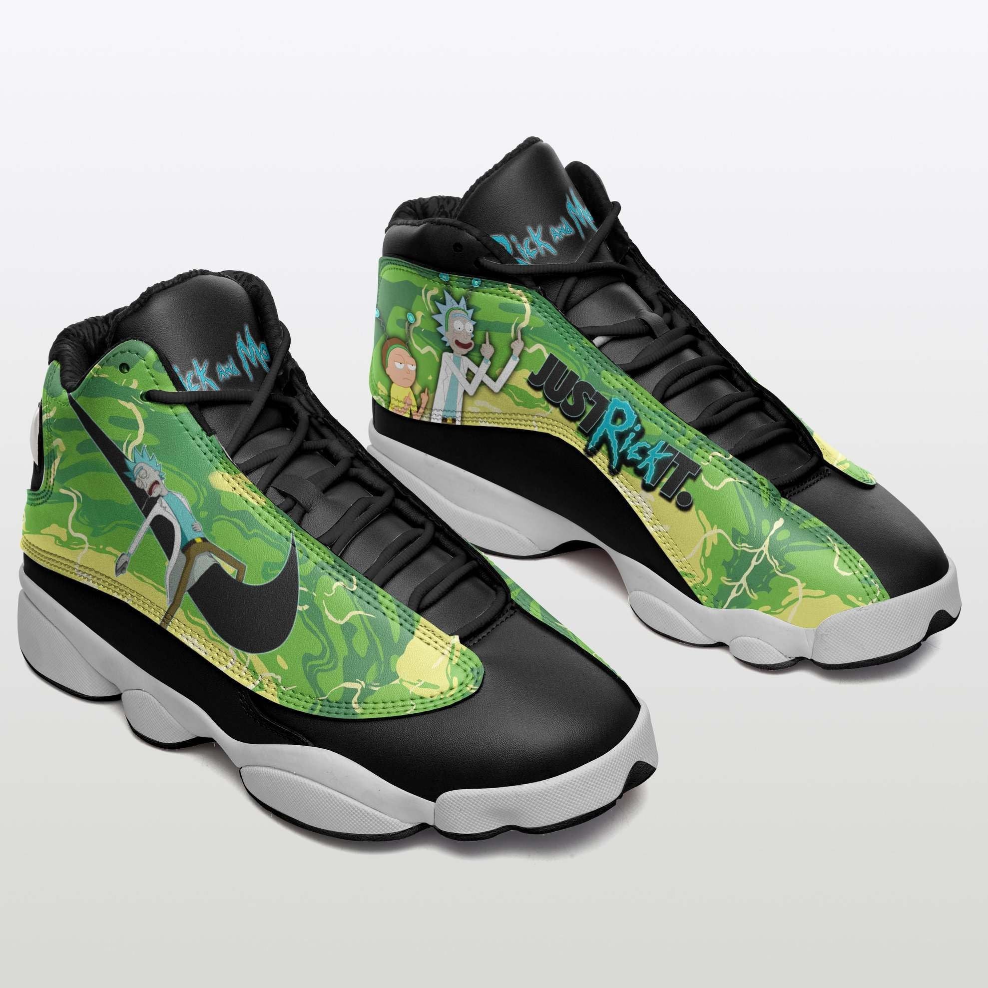 Rick and Morty AJ13 Sneakers Shoes For Men And Women Calebmatthewhans