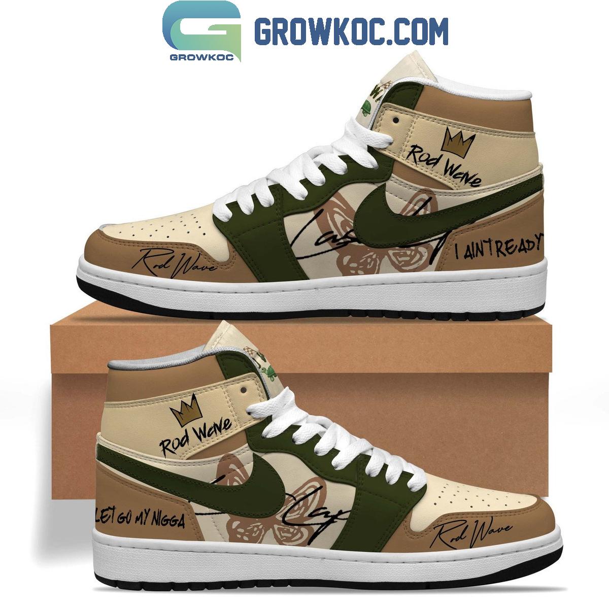 Rod Wave AJ1 High Sneakers Shoes For Men And Women Calebmatthewhans