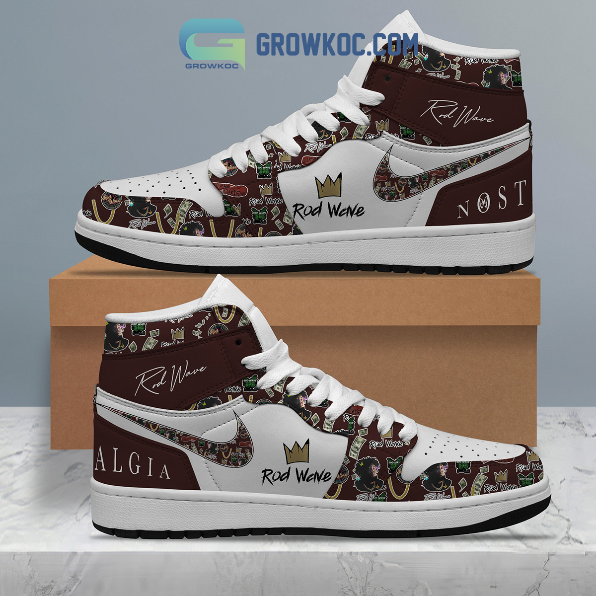 Rod Wayne AJ1 High Sneakers Shoes For Men And Women Calebmatthewhans