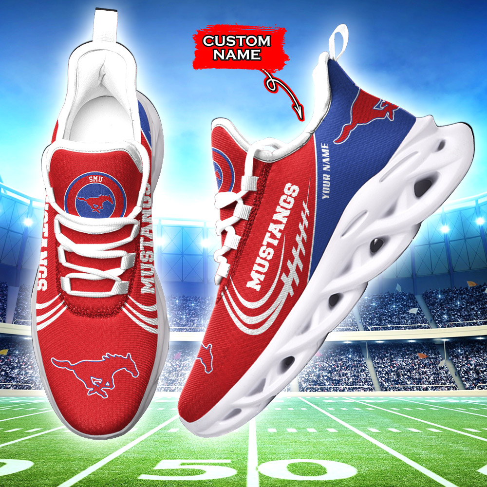 SMU Mustangs NCAA Max Soul Shoes Sneakers For Men And Women Calebmatthewhans