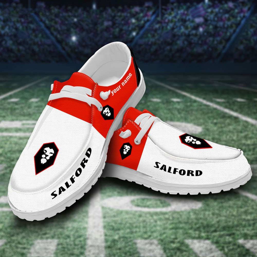 Salford City Personalized Hey Dude Shoes For Men And Women Calebmatthewhans