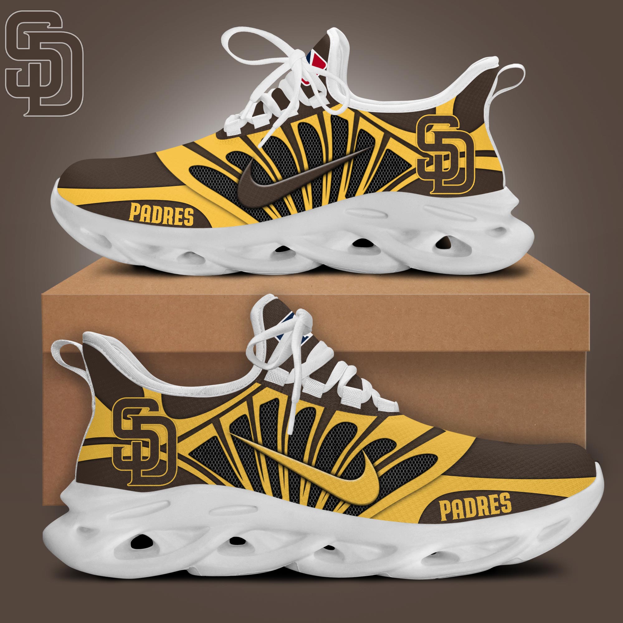 San Diego Padres Max Soul Shoes Sneakers For Men And Women Calebmatthewhans