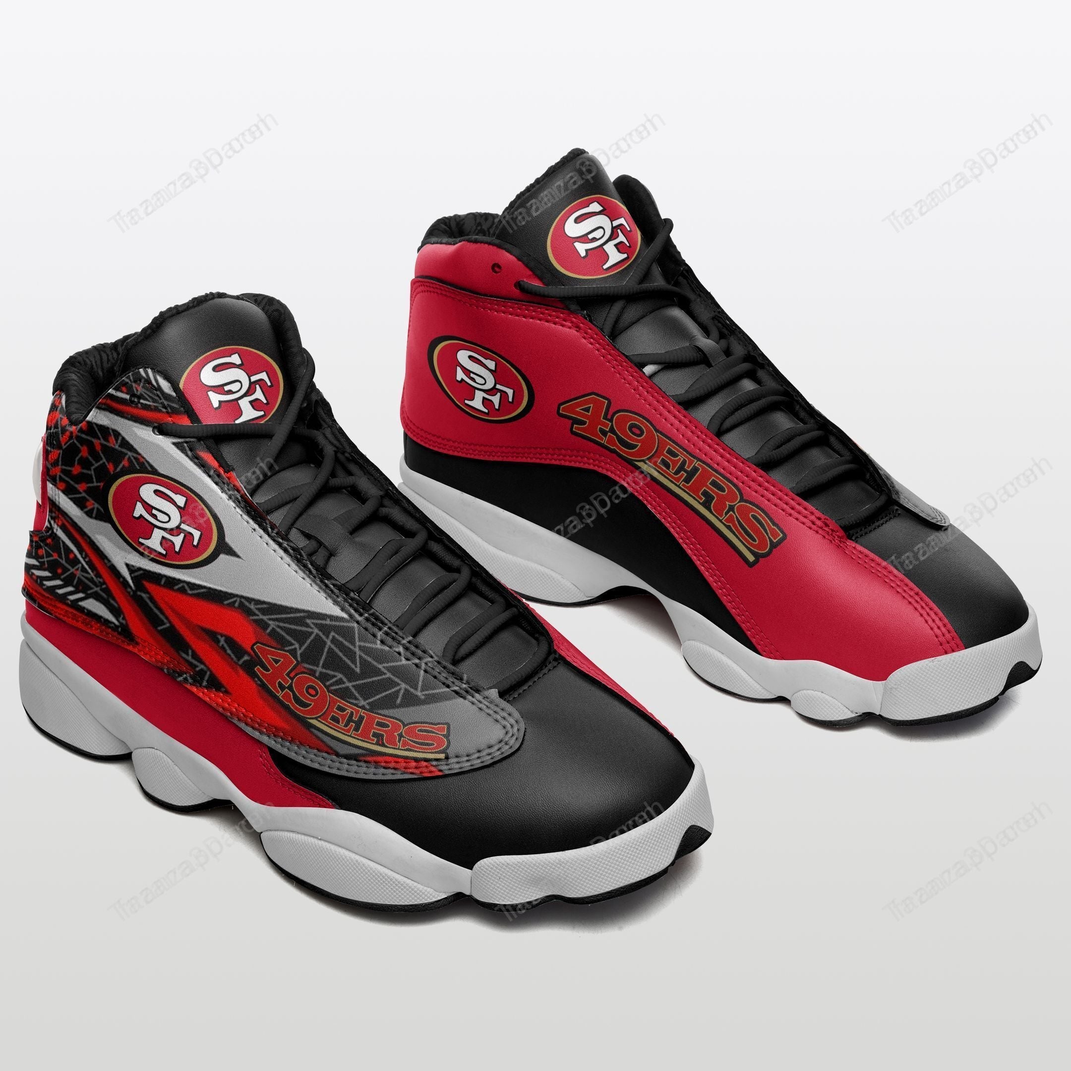 San Francisco 49ers AJ13 Sneakers Shoes For Men And Women Calebmatthewhans