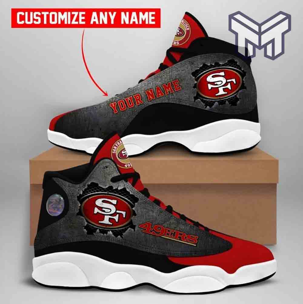 San Francisco 49ers AJ13 Sneakers Shoes For Men And Women Calebmatthewhans