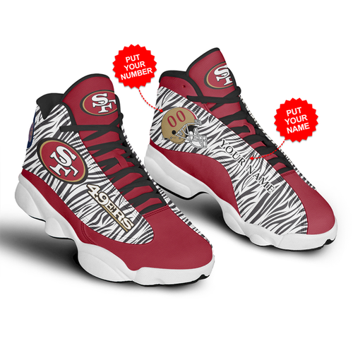San Francisco 49ers AJ13 Sneakers Shoes For Men And Women Calebmatthewhans