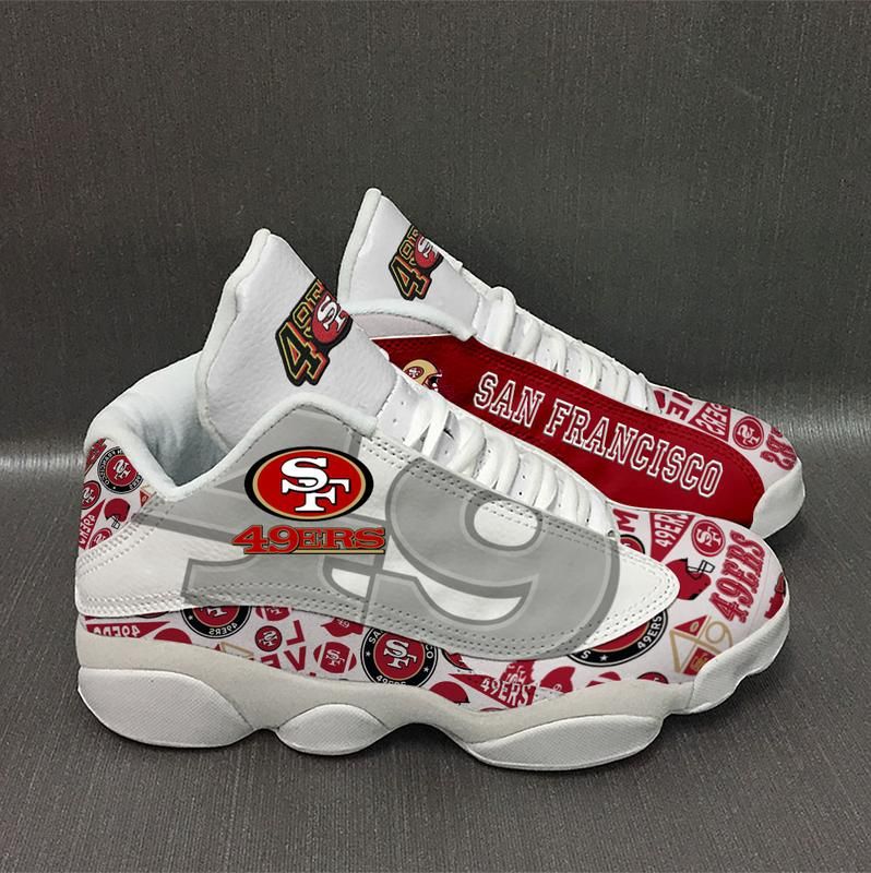 San Francisco 49ers AJ13 Sneakers Shoes For Men And Women Calebmatthewhans