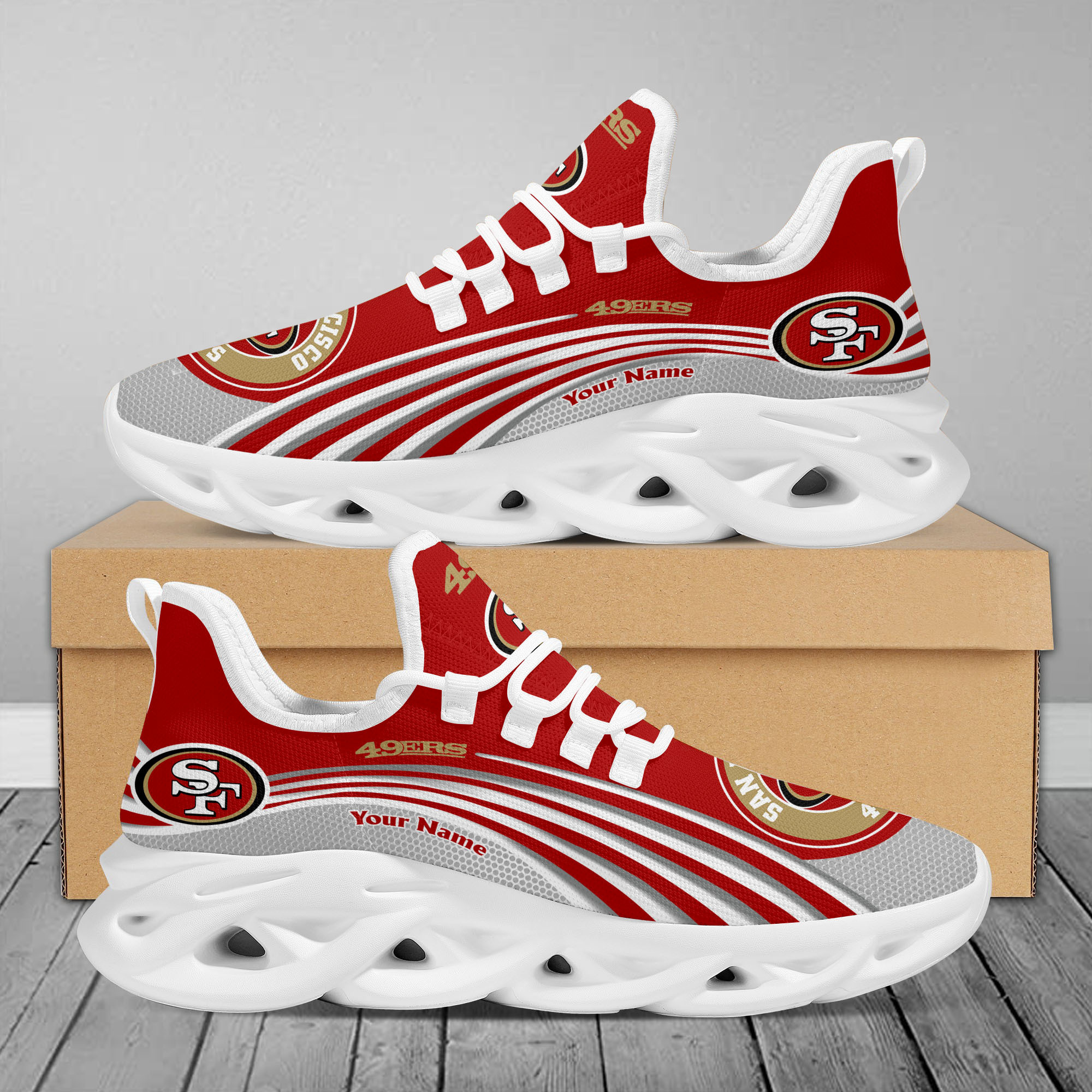 San Francisco 49ers Max Soul Shoes Sneakers For Men And Women Calebmatthewhans