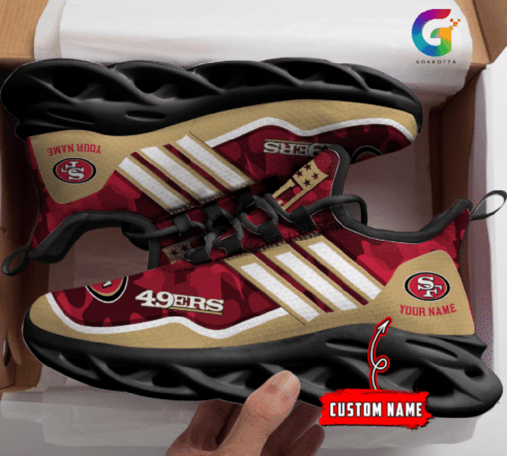 San Francisco 49ers Max Soul Shoes Sneakers For Men And Women Calebmatthewhans