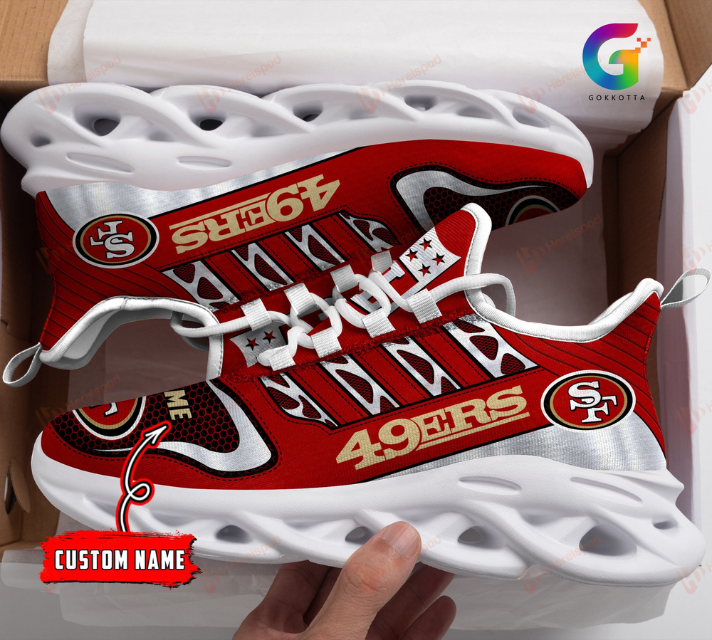 San Francisco 49ers Max Soul Shoes Sneakers For Men And Women Calebmatthewhans