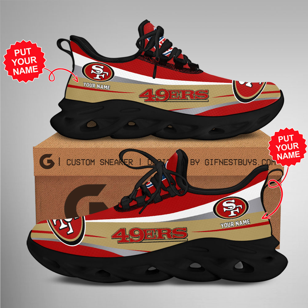 San Francisco 49ers Max Soul Shoes Sneakers For Men And Women Calebmatthewhans