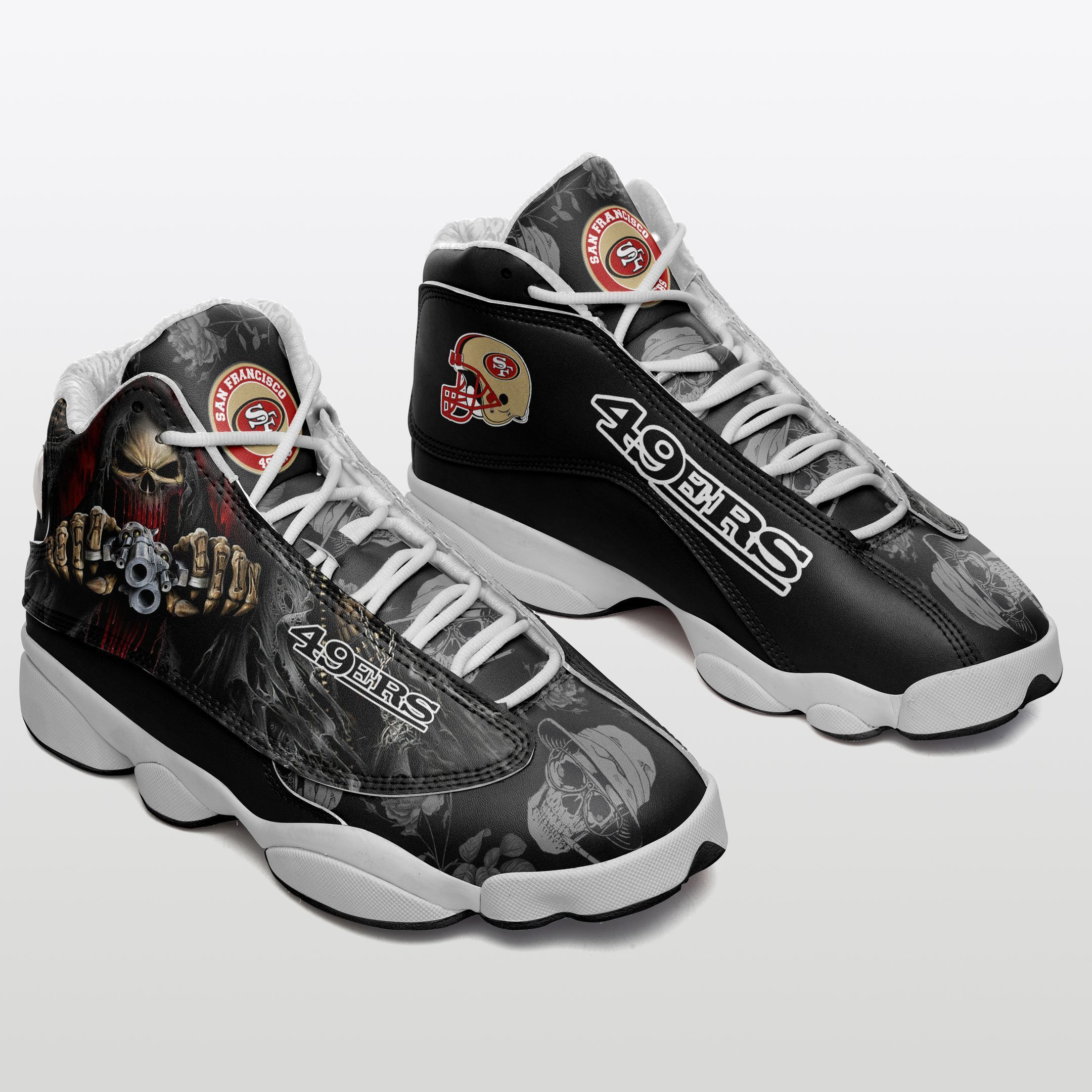 San Francisco 49ers NFL AJ13 Sneakers Shoes For Men And Women Calebmatthewhans