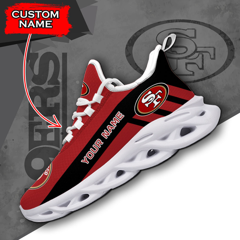 San Francisco 49ers NFL Max Soul Shoes Sneakers For Men And Women Calebmatthewhans