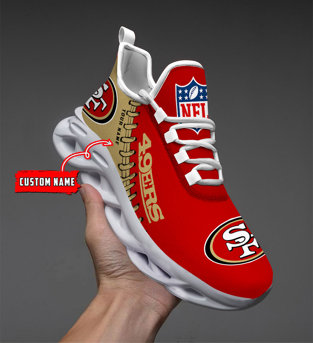 San Francisco 49ers NFL Max Soul Shoes Sneakers For Men And Women Calebmatthewhans