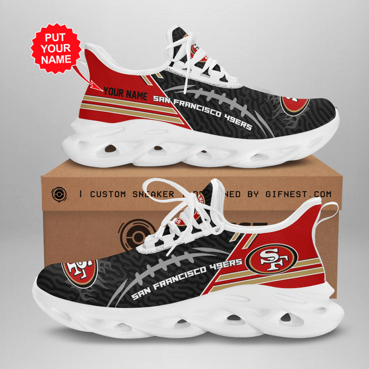 San Francisco 49ers NFL Max Soul Shoes Sneakers For Men And Women Calebmatthewhans