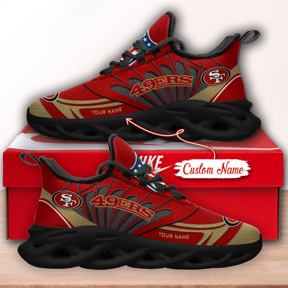 San Francisco 49ers NFL Max Soul Shoes Sneakers For Men And Women Calebmatthewhans
