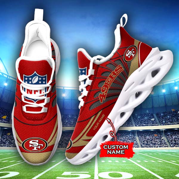 San Francisco 49ers NFL Max Soul Shoes Sneakers For Men And Women Calebmatthewhans