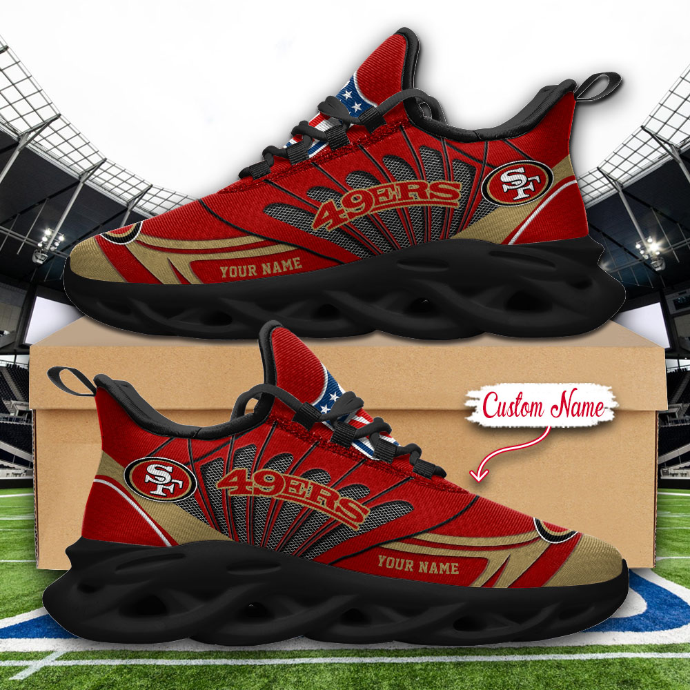 San Francisco 49ers NFL Max Soul Shoes Sneakers For Men And Women Calebmatthewhans
