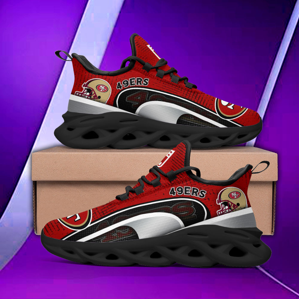 San Francisco 49ers NFL Max Soul Shoes Sneakers For Men And Women Calebmatthewhans