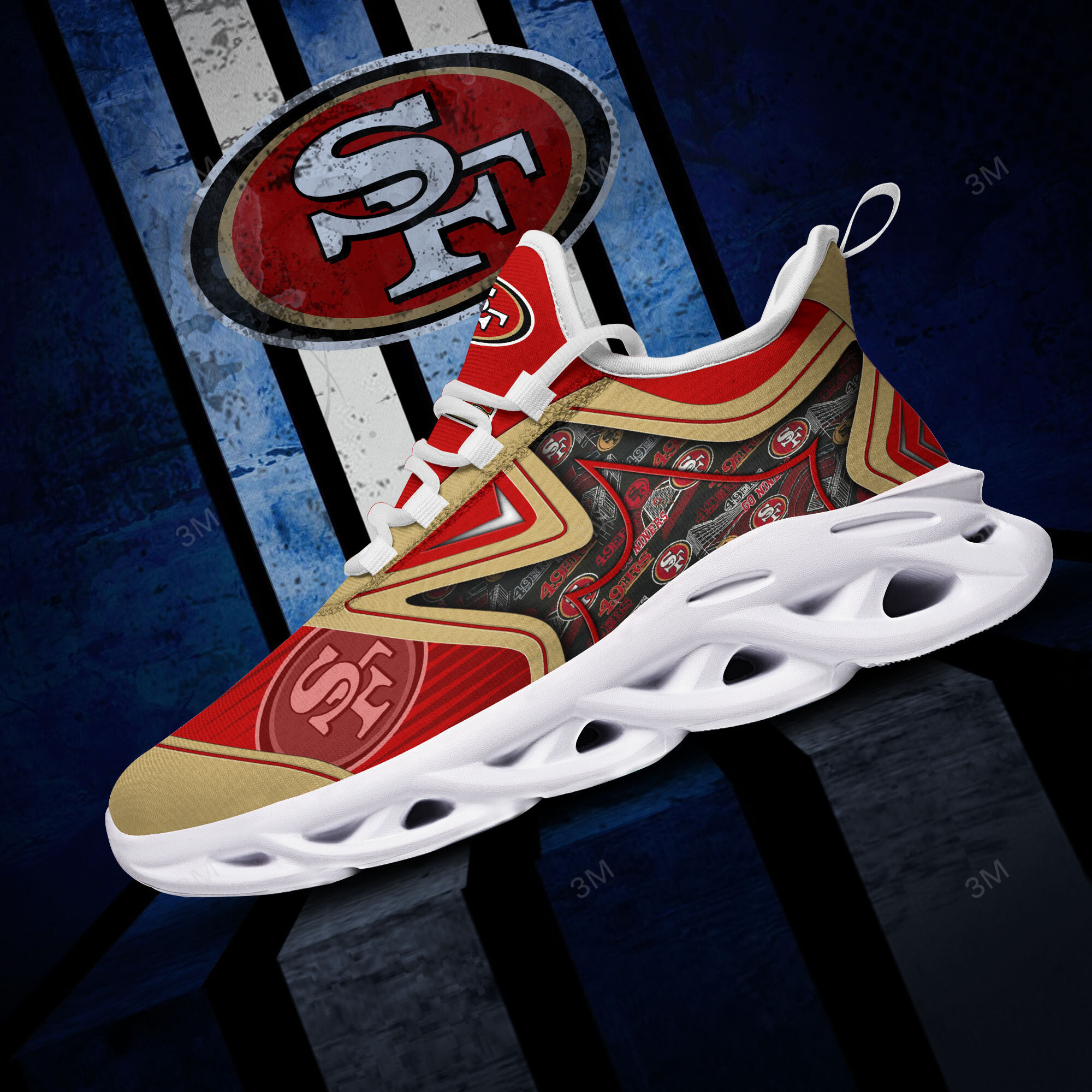San Francisco 49ers NFL Max Soul Shoes Sneakers For Men And Women Calebmatthewhans