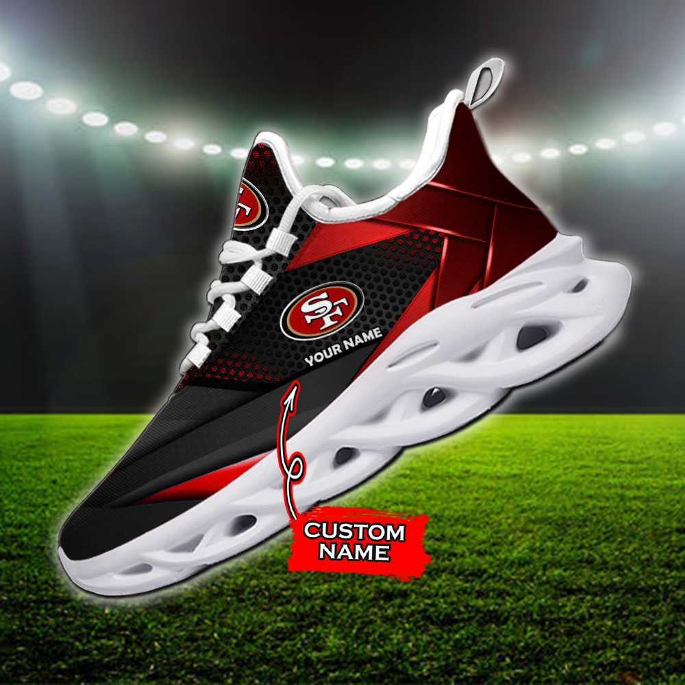 San Francisco 49ers NFL Max Soul Shoes Sneakers For Men And Women Calebmatthewhans
