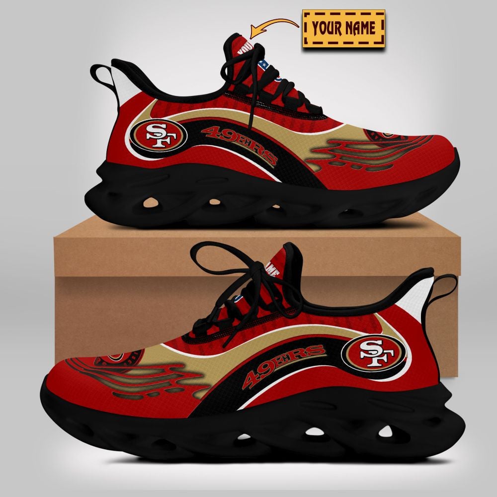 San Francisco 49ers NFL Max Soul Shoes Sneakers For Men And Women Calebmatthewhans