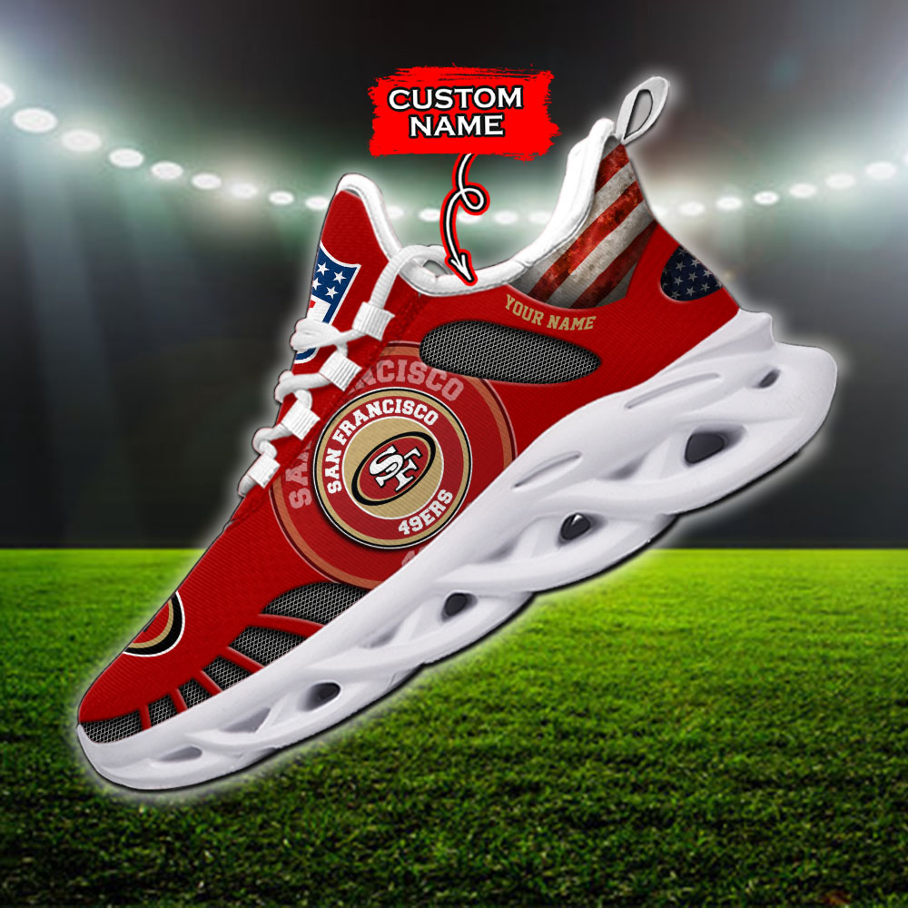 San Francisco 49ers NFL Max Soul Shoes Sneakers For Men And Women Calebmatthewhans