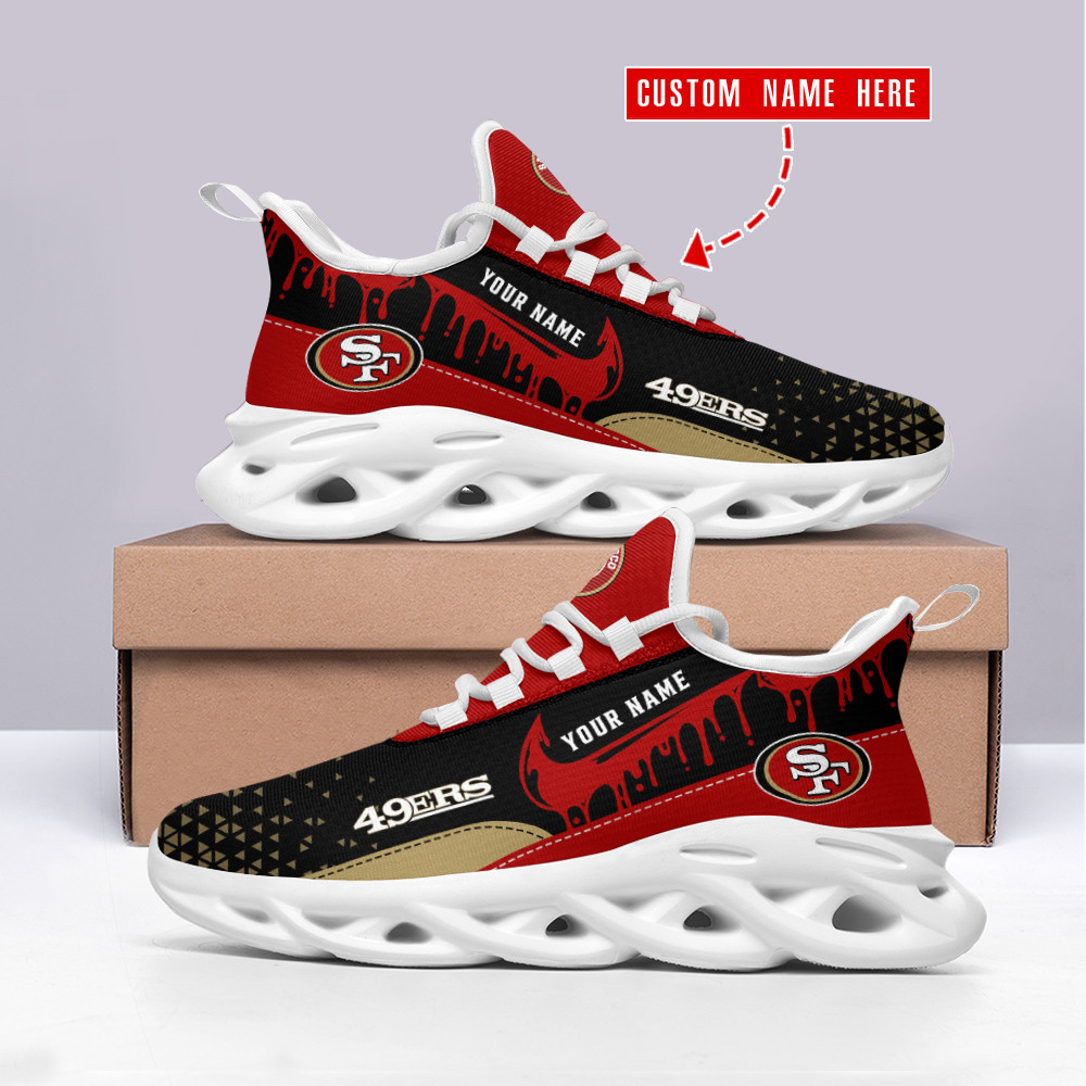San Francisco 49ers NFL Max Soul Shoes Sneakers For Men And Women Calebmatthewhans